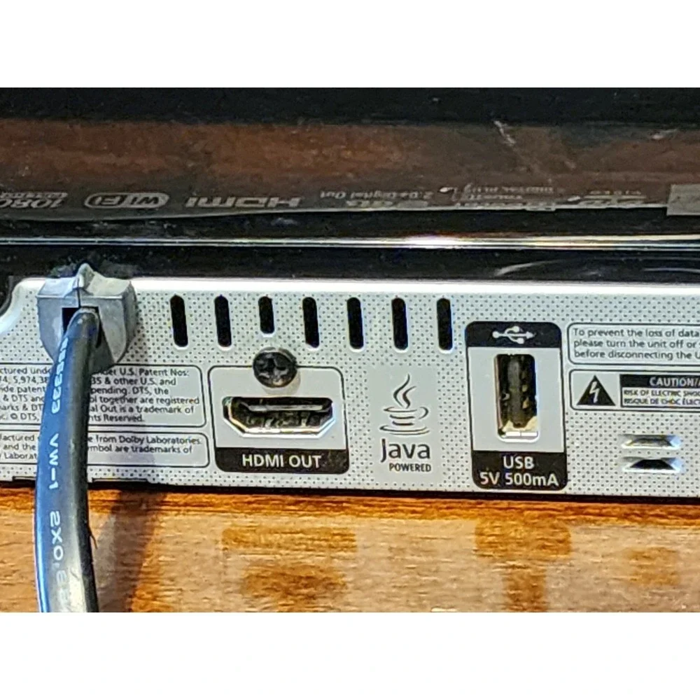 Samsung BD-FM57C Blu-Ray DVD Player‎ Wi-Fi Streaming HDMI Connectivity No Remote